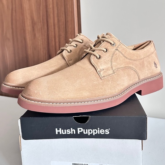 Hush Puppies Beige Derby Shoes Size 13 wide - Picture 9 of 11